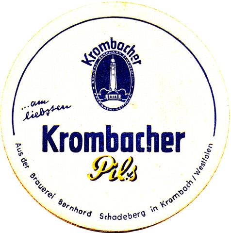 kreuztal si-nw krom rund 1a (215-aus der brauerei-rand schmal-blaugelb)